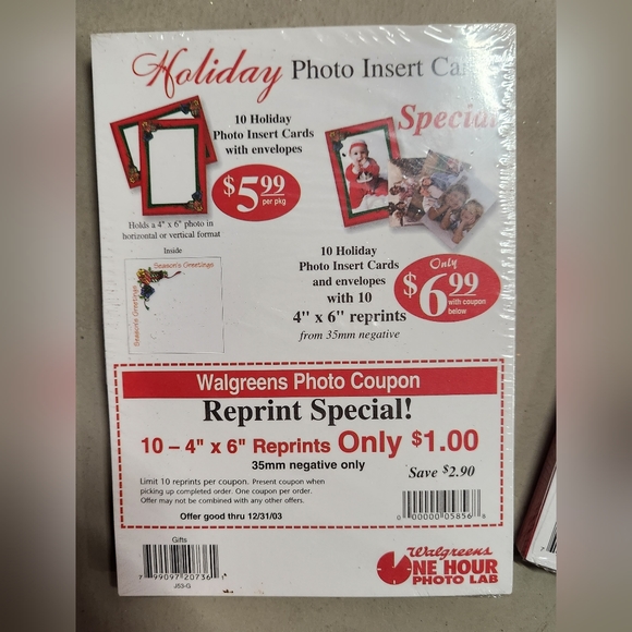 Holiday Photo Insert Cards - Picture 3 of 5